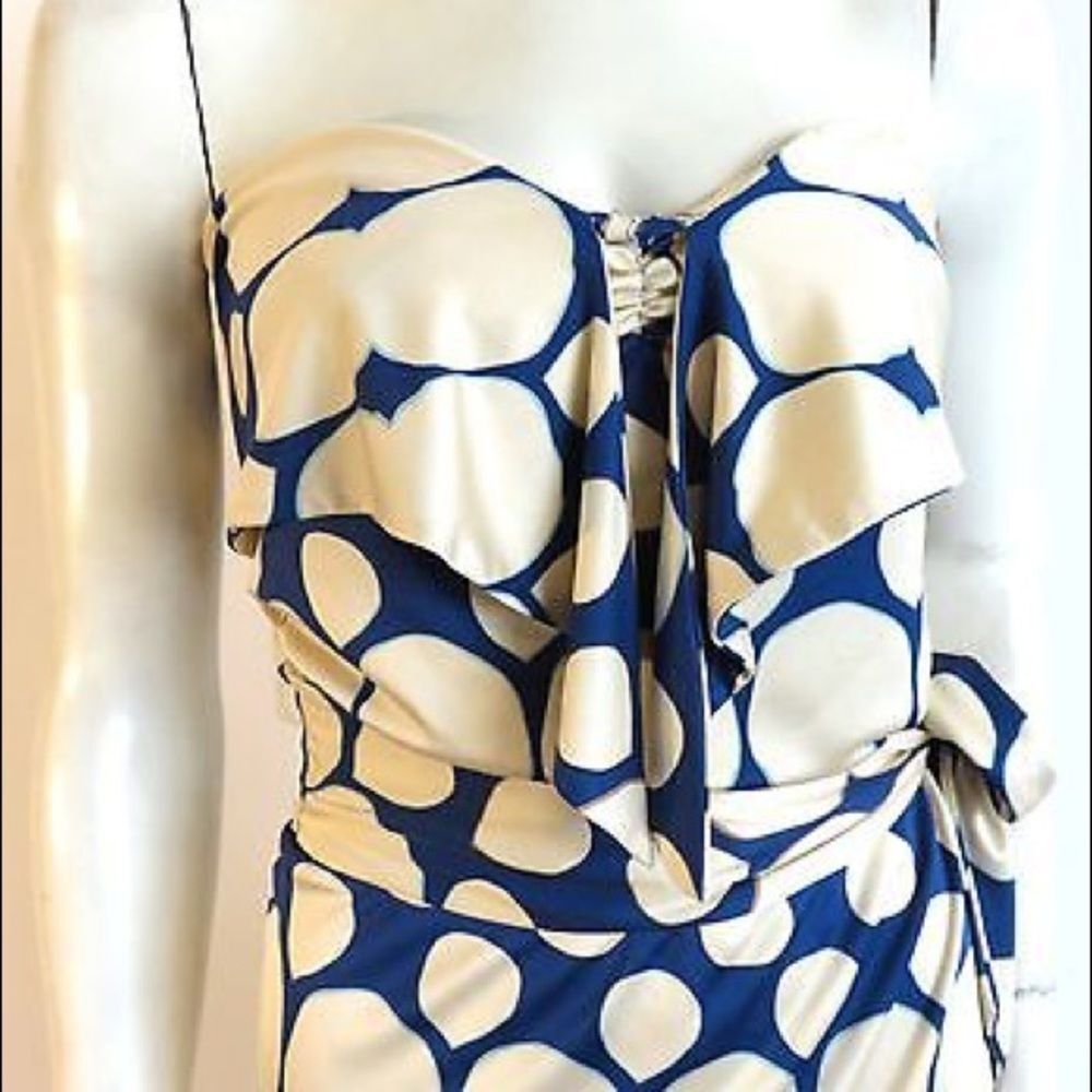 DVF Diane Von Furstenberg Tahiti Wrap Boho ethnic wedding party Dress 8 - Picture 2 of 4